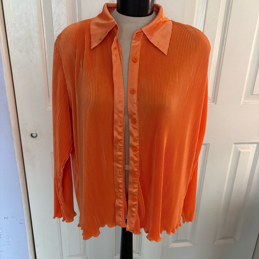 orange pepper mayo blouse size 4